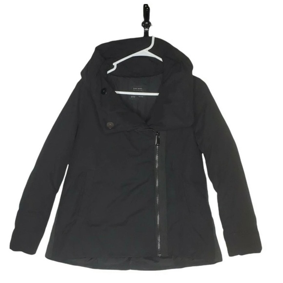 Zara Puffer Jacket / Zara Hooded Parka Sz S - Picture 4 of 7